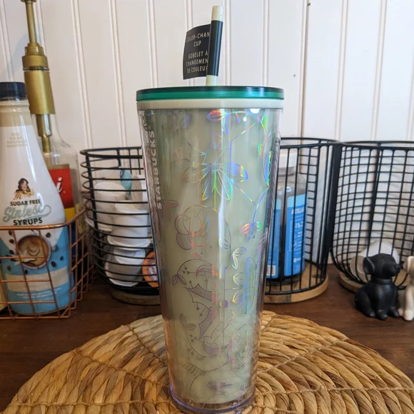 Starbucks 2022 Holiday Mint Winter Woodland Color-Changing Tumbler 24oz Venti - Picture 2 of 5